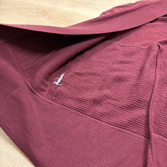 Lululemon Sit In Lotus Wrap II Ribbed Knit Open‎ Front Cardigan Women's Medium - Picture 3 of 4